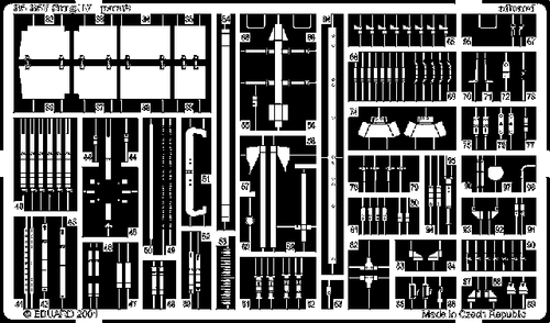 Foto grabada Eduard 35357 1/35 StuG.IV Tamiya para AFV - Imagen 2 de 2