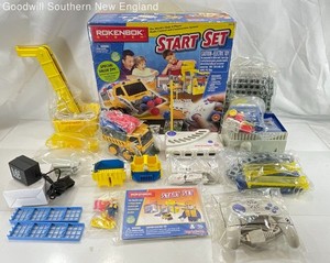 Rokenbok Starter Set New in Open Box w/ Vehicle,Control Pad, some Sealed Bags #1