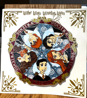 Harry Potter Friends Fantasy Pin by Wither Wings Wizarding Wares LE 75