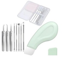 Professional Blackhead Remover Kit Pimple Popper Tool with Extractor Tweezers//