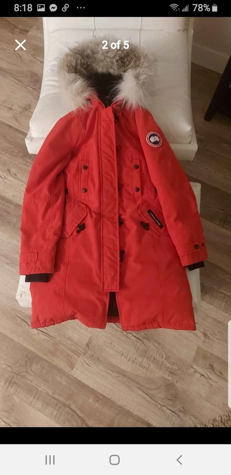Chaqueta trillium Canada Goose Red Heritage Foto 2 de 4