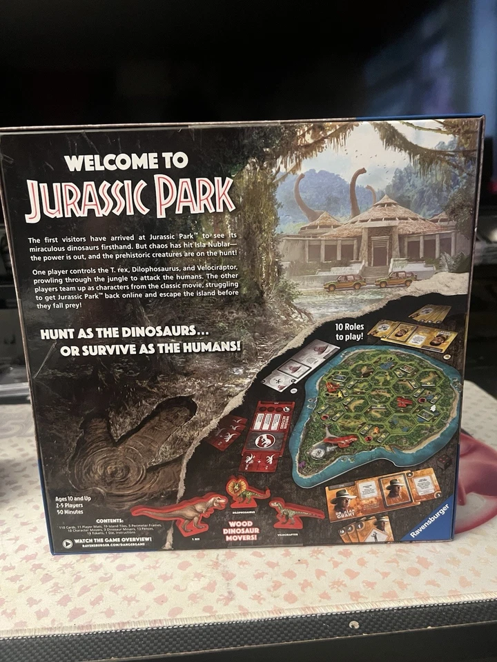 Jurassic Park Danger! Board Game 2018 Brand New Sealed Ages 10+ - Image 2 of 2