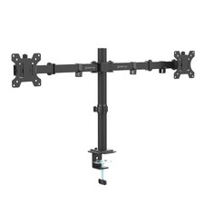 Groov-e Dual Arm Screen Monitor Mount Desktop Stand PC Computer Steel 13" To 32"