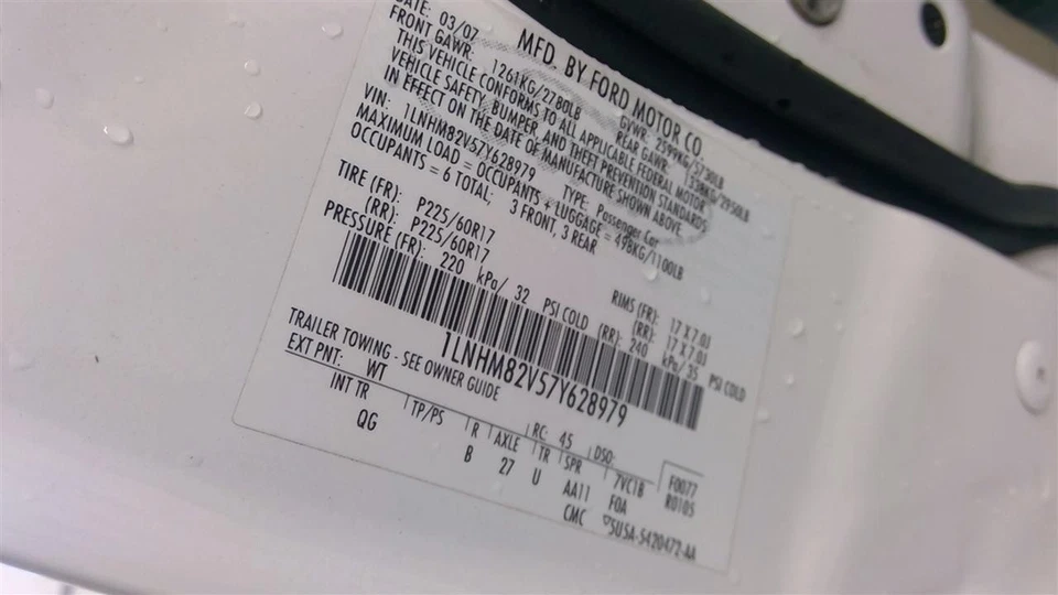 Lincoln Town Car 2007 bomba/modulador ABS 6W1Z2C286AA 7028 Foto 4 de 4