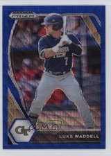 2021 Panini Prizm Draft Picks Blue Wave Prizm Luke Waddell #PDP157 17zr