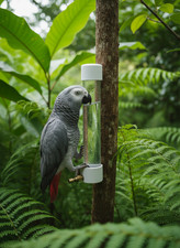 Automatic Parrot Clear View Nipple Drinker
