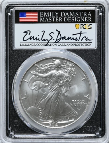 Photo of a 2021-W American Silver Eagle from an eBay listing that sold on Jul 18, 2026