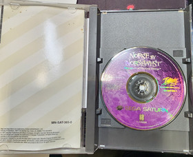 Sega Saturn Norse by Norsewest Return of the Lost Vikings Game W/Manual & Box