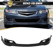 Fits 06-08 Acura Tsx Front Bumper Lip Euro-r Style Spoiler Unpainted Pu Splitter