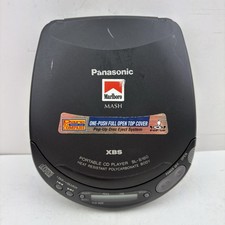 Panasonic MASH XBS SL-S160 Walkman Portable CD Player Vintage Tested Working