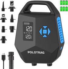 Rechargeable Electric Paddle Board Pump, 20PSI Auto-Off for Inflatables