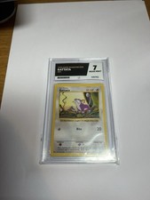 Pokémon TCG Rattata Base Set Shadowless Unlimited 61/102 Ace Graded 7 NM