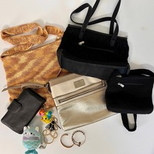 Crossbody Purse Lot of 9 Wallet Keychain Bracelets SAK Disney Nine West Bundle