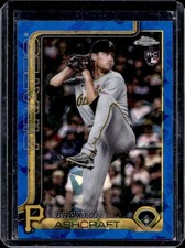 2025 Topps Chrome Update Sapphire Braxton Ashcraft RC Rookie #USC142 Pirates