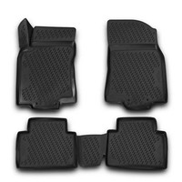 Gummi-FußMatten Nissan X-Trail 2014-2022 Novline Passgenau Auto Set