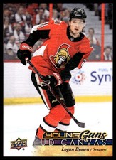 2017-18 Upper Deck UD Canvas Logan Brown Ottawa Senators #C92