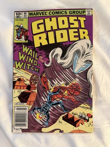 Ghost Rider #66 Marvel 1982 High Grade Gem Newsstand Nice Copy !