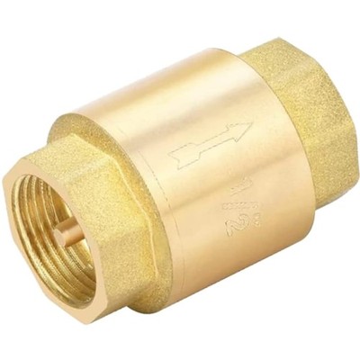 Brass Check Valve 1/2 Zoll Wasser Rohr Rückschlagventil Rücklauf Sicher