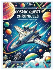 Cosmic Quest Chronicles: A Stellar Space Explorer's Coloring Book by Levi Kaus P