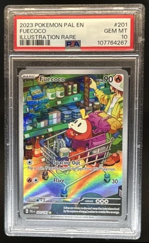 2023 Pokemon SV Paldea Evolved Fuecoco Illustration Rare #201/193 PSA 10