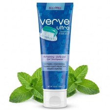 Verve Ultra SLS-Free Toothpaste with Fluoride, 4.5 oz. Ounce Pack of 1 