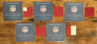 Lot of Pat Tillman Arizona Cardinals Game Used Worn Jersey Patches NFL USA Hero