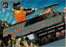 2019 Panini Donruss Optic Peak Performers Holo Prizm Khris Davis #PP-10 Mint
