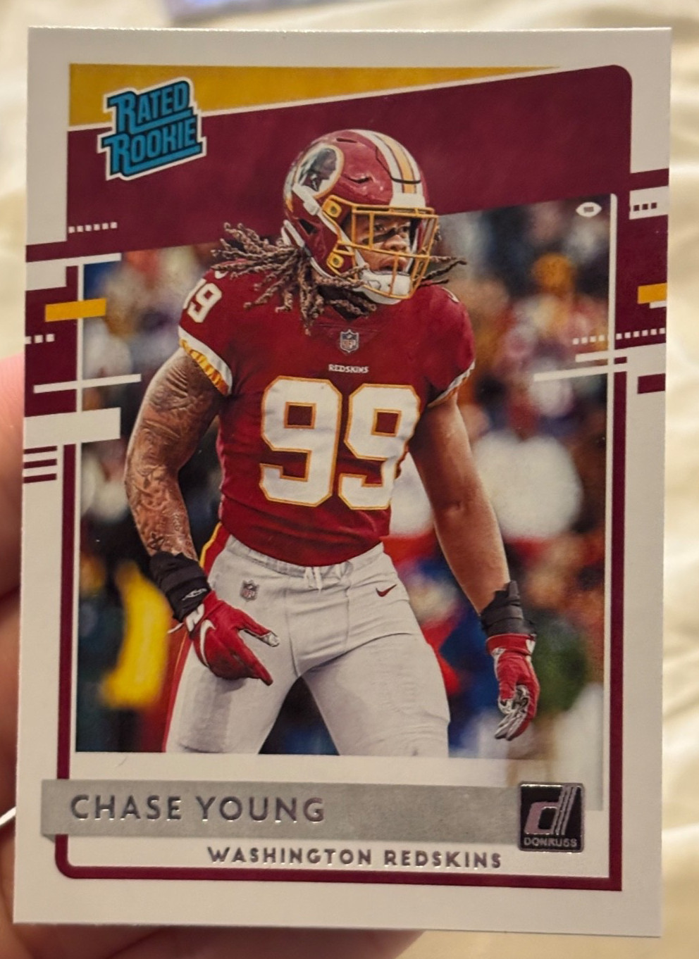 Chase Young Panini Donruss #316 Base