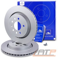2X ATE Bremsscheibe Hinterachse U.A. FüR Fiat, Opel, Saab