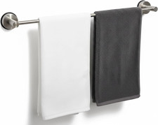 Suction Cup Towel Bar 17-28 Inch Adjustable Retractable Stainless Steel Towel Ra