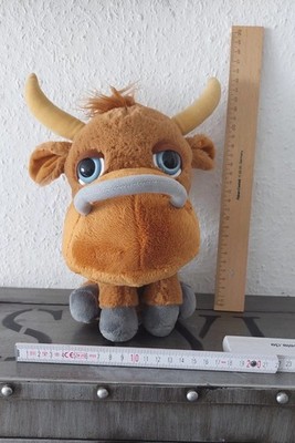 Big Headz Kuscheltier Bulle Kuh Plüschtier Kuscheltier Stofftier Cow Stier 