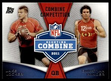 2011 Topps Rising Rookies Combine Competition Jake Locker/Christian Ponder