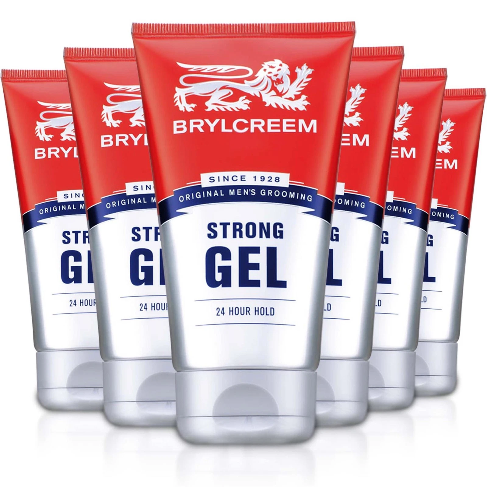 6x Brylcreem Strong Hair Gel 24h Hold 150ml - Picture 1 of 1