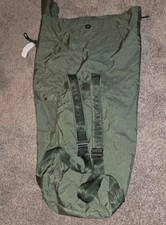 US Military Issue OD Green Duffel Bag With Shoulder Straps Army Air Force SWAT