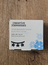 RARE Creative Memories STAR BANNER CHAIN Border Maker Cartridge NLA