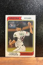 2023 Topps Heritage High Number - Carlos Vargas #552 (RC) Diamondbacks