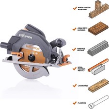 Evolution R185CCS Circular Saw 185mm Multi Material 230V
