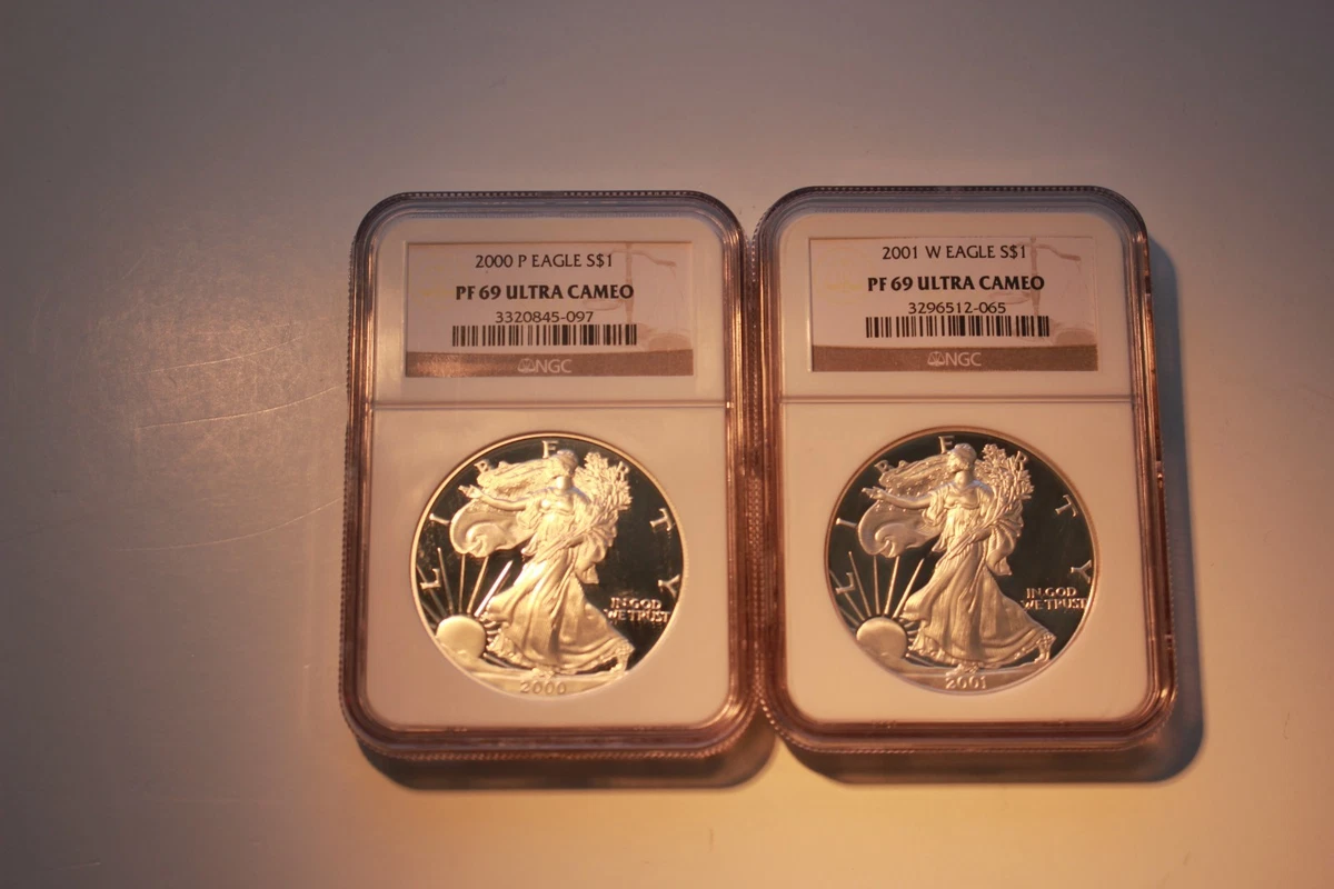 American Eagle PR 69 Graded 2000 Silver Bullion Coins for sale | eBay