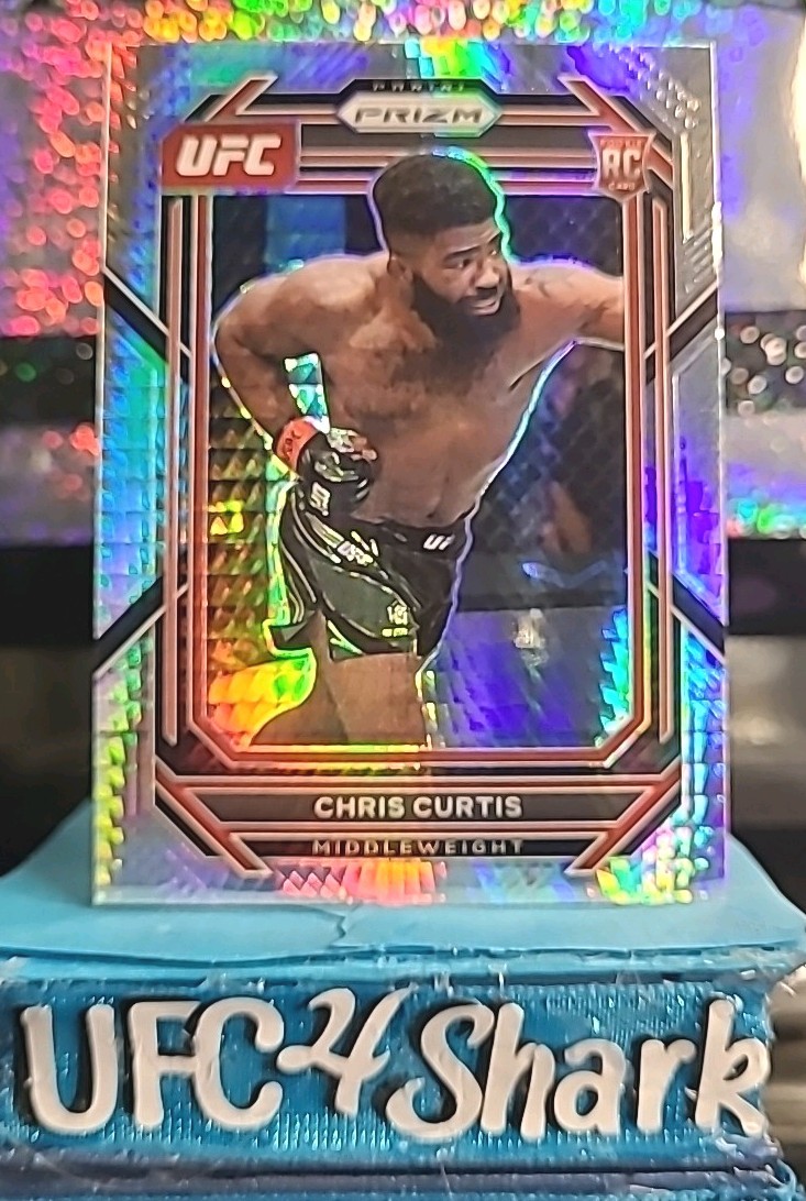CHRIS CURTIS (RC) Hyper PRIZM - 2023 Panini Prizm UFC #105