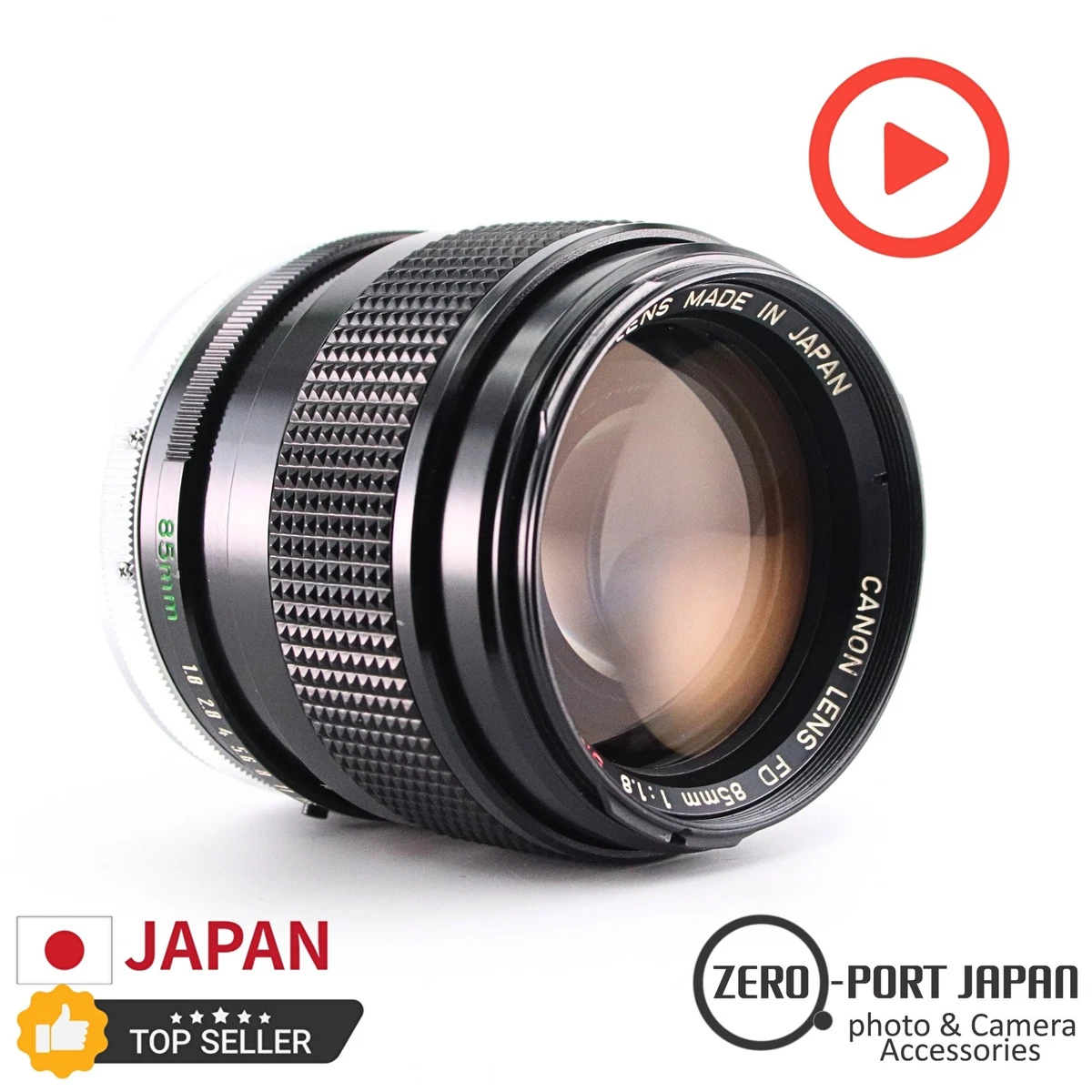 Canon FD f/1.8 Camera Lenses 85mm Focal for sale | eBay