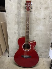 Tanglewood TSF CE Red Acoustic Electric Guitar With Padded Gig Bag