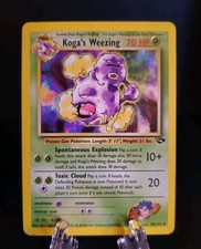 Koga's Weezing 50/132 Gym Challenge Regular Unlimited Eng 1999 70 HP WOTC on eBay