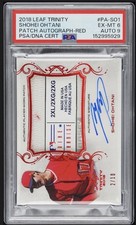 2018 Shohei Ohtani Auto Laundry Tag EX-MT /10