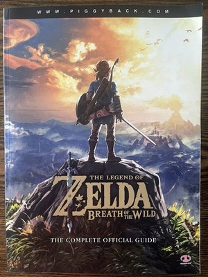 Zelda Breath of the Wild Official Guide Piggyback Strategy Map Poster 2017:VG