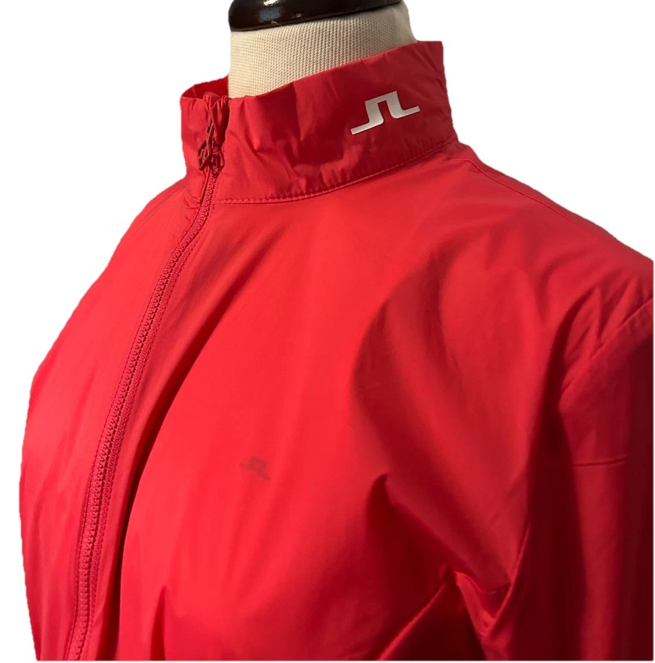 J. Lindeberg Tenley Ladies Golf JACKET Medium Large Azalea NWT - Image 2 of 4