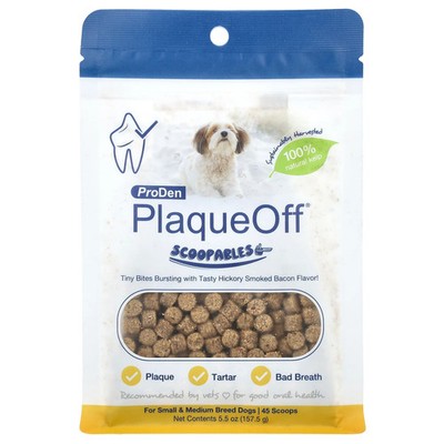 ProDen PlaqueOff  Scoopables, For Small & Medium Breed Dogs, Hickory Smoked