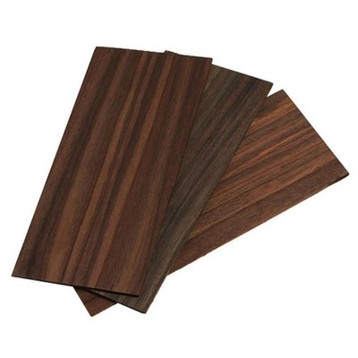 3x Rosewood Head Veneer Headplate Headstock Luthier Tonewood for Guitar Making