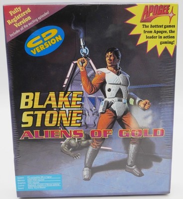 Blake Stone Aliens of Gold Apogee CD Version PC BIG BOX NEU SEALED