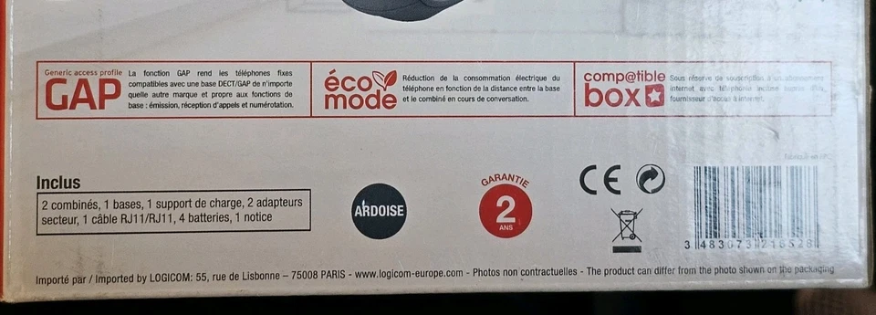 Logicom Aura 250 Festnetztelefon - Bild 4 von 4