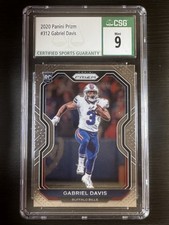 2020 Panini Prizm Rookie Gabriel Davis #312 (RC) Mint 9 (CSG)